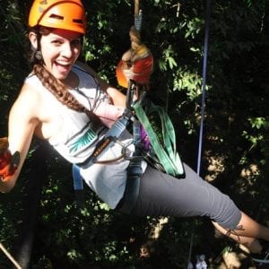 Ziplining, Rappel and a Tarzan Swing