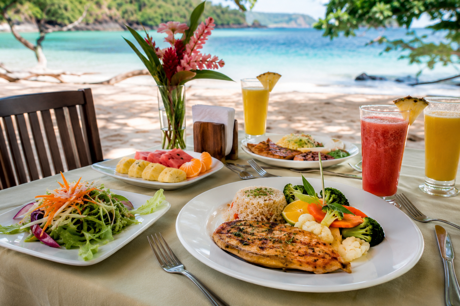 Four-course lunch included with the Tortuga Island tour