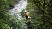 Canopy and Horseback Riding at Arenal La Fortuna Guided Through Mountain Trail
