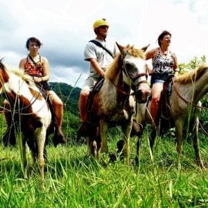 Jacó Horseback Zipline and Rappel Combo Tour