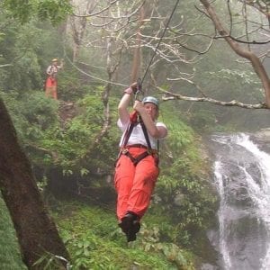 Jacó Waterfall Zipline Tour