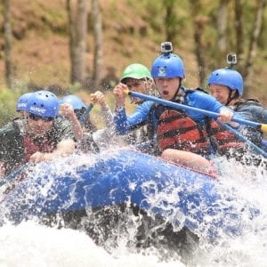 Full Day Class II-III Rafting and Zipline La Fortuna-Arenal