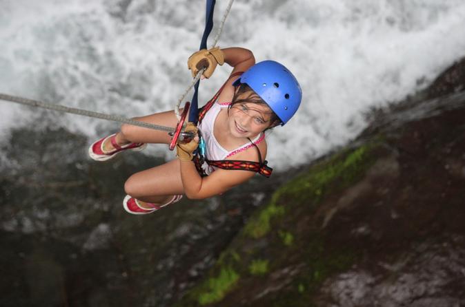 Rainforest Waterfall Rappelling and Monkey Drop La Fortuna-Arenal
