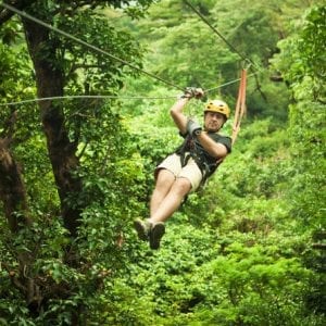 Sarapiqui River Sightseeing Cruise and Zipline Canopy San José