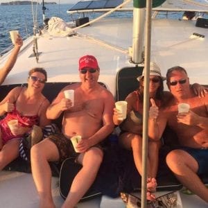 Sunset Catamaran Tour With Open Bar Playa Hermosa-Coco