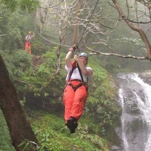 Waterfall Zip line Puntarenas
