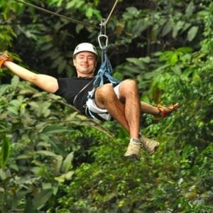 Zipline with Horseback Riding and Waterfalls Combination Tour