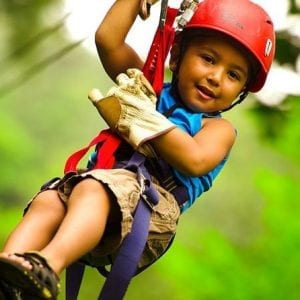 Full-Day Adventure Tour: Canopy Horseback Ride, Water Slide And Natural Hot Sp