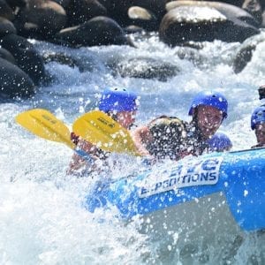 Full Day Class II-III Rafting, Waterfall Hike and Horse Back Riding La Fortuna