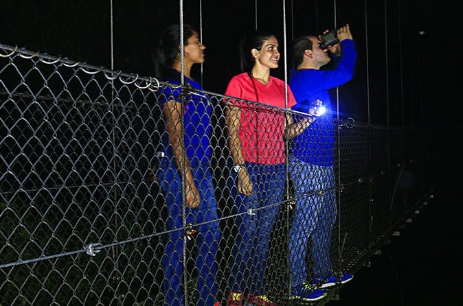 Hanging Bridges Night Time Canopy Tour At Mistico Park