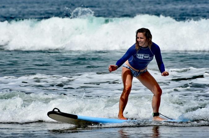 Personalized Surf Lesson in Playa Grande National Park