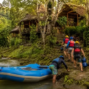 Ecolodge River Arrival