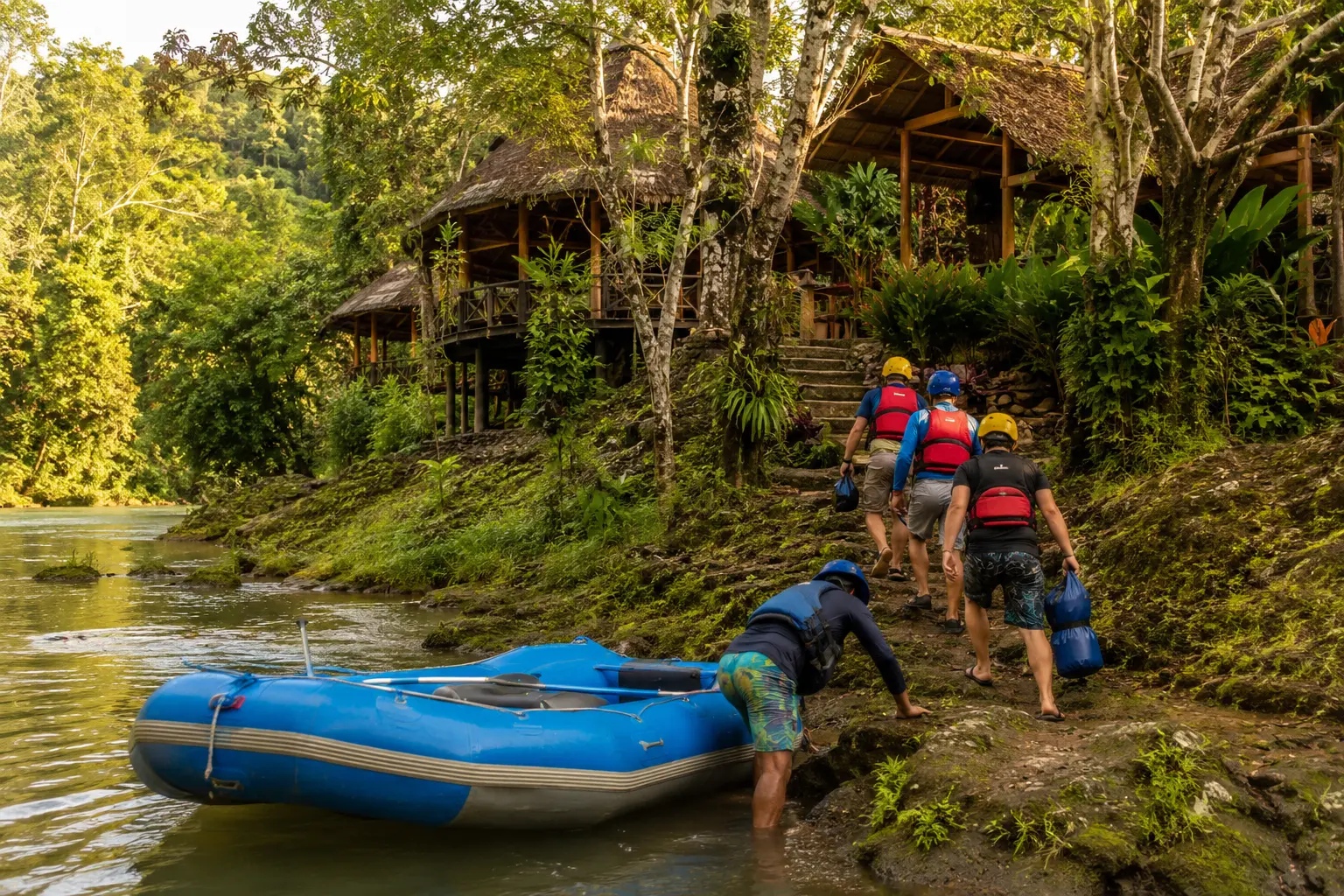 Ecolodge River Arrival