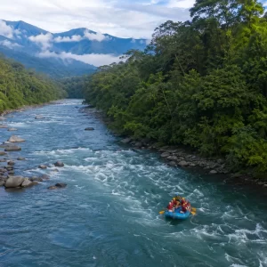 Rainforest River Scenery