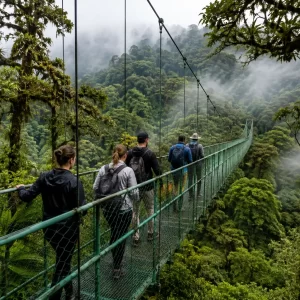 Hanging bridges